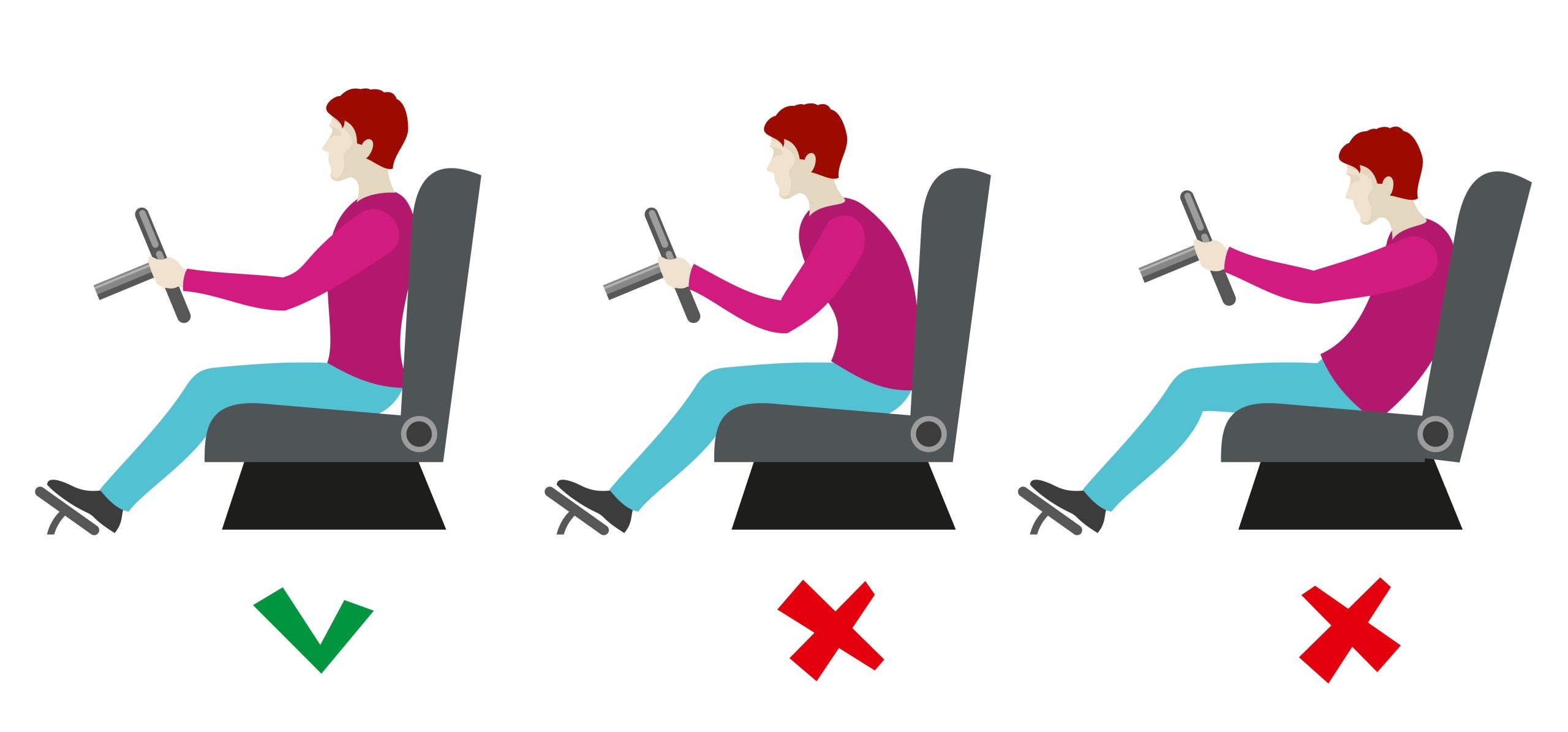 Normal Control Driving Position Driving Ergonomics: Protecting Your Neck Alignment on the Road ...