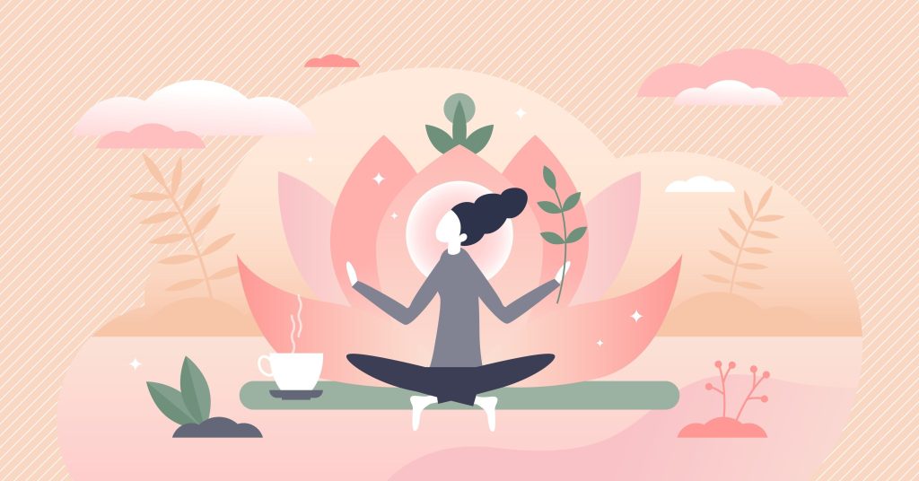 woman who is supporting her natural healing