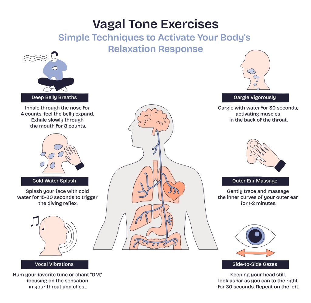 Vagal exercises for your vagus nerve
